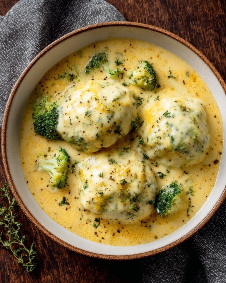 One Pot Broccoli Cheddar and Dumplings Recipe