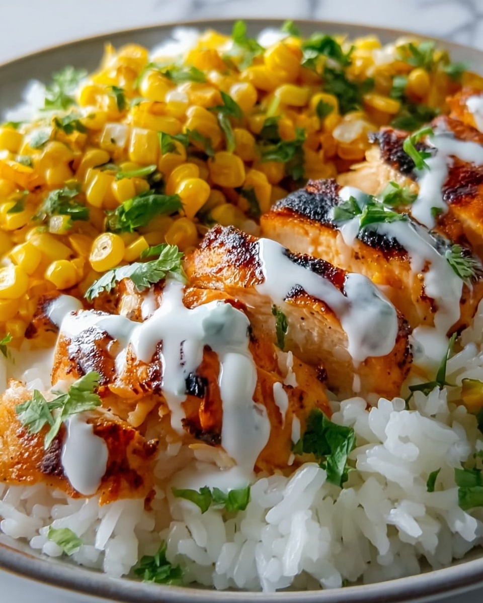 Street Corn Chicken Rice Bowl Recipe - Recipe Image