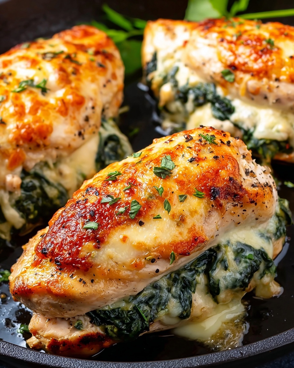 Spinach Stuffed Chicken Breast Recipe - Recipe Image