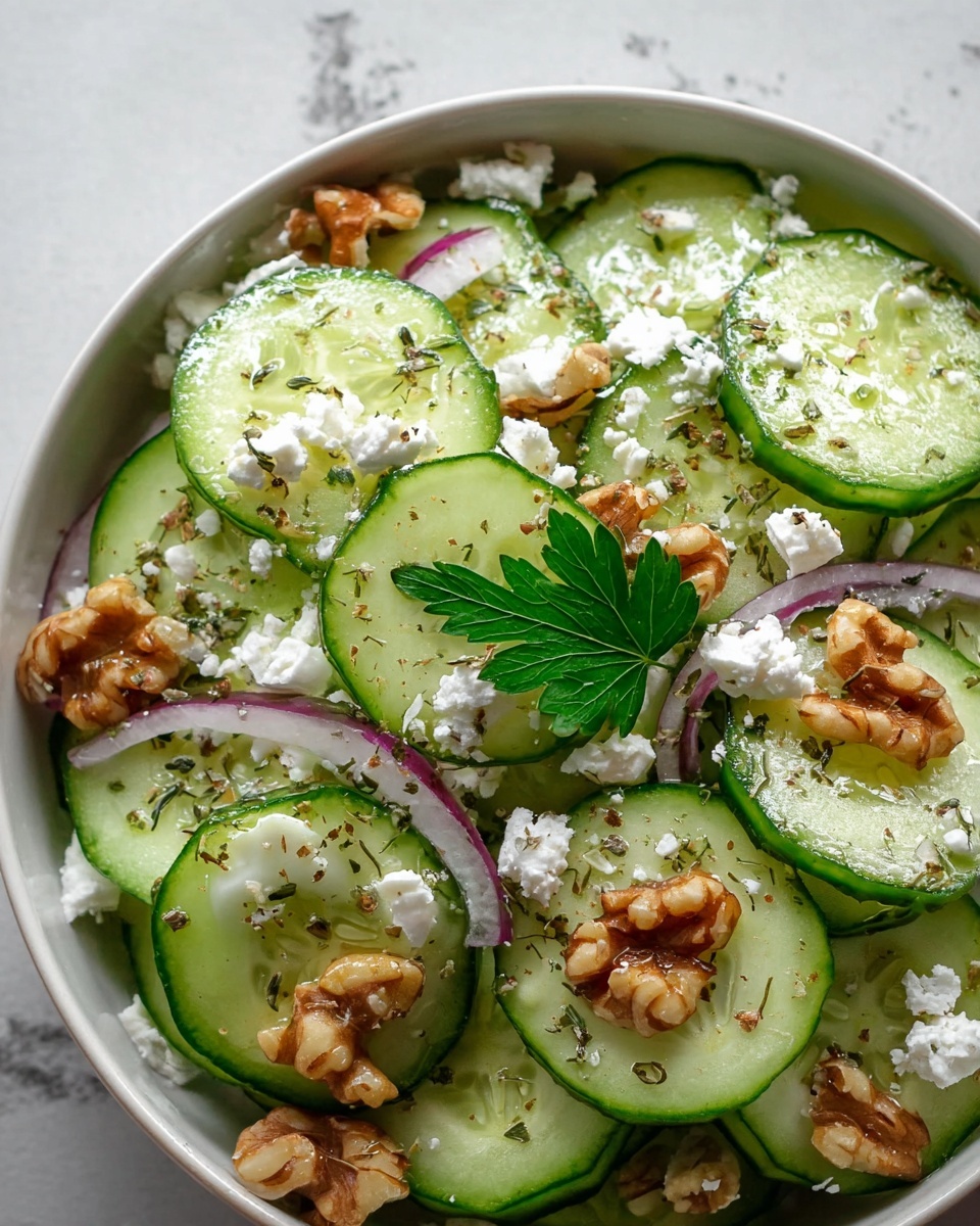 Cucumber Everything Bagel Salad Recipe - Recipe Image