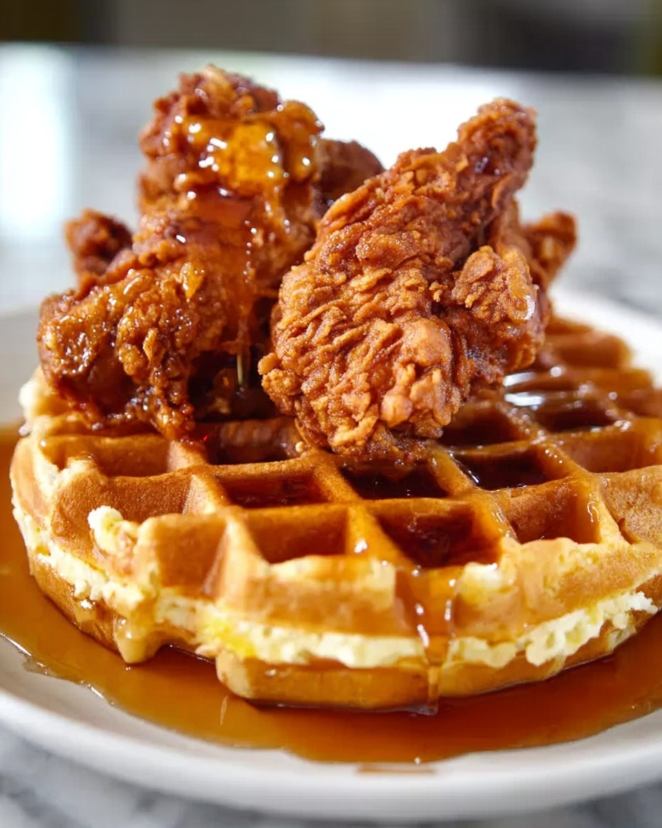 Southern Fried Chicken and Waffles Recipe - Recipe Image