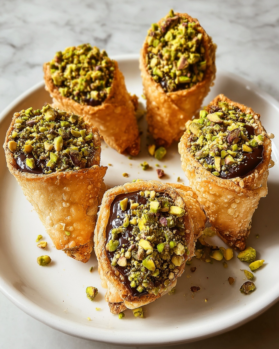Pistachio Cannoli Recipe - Recipe Image