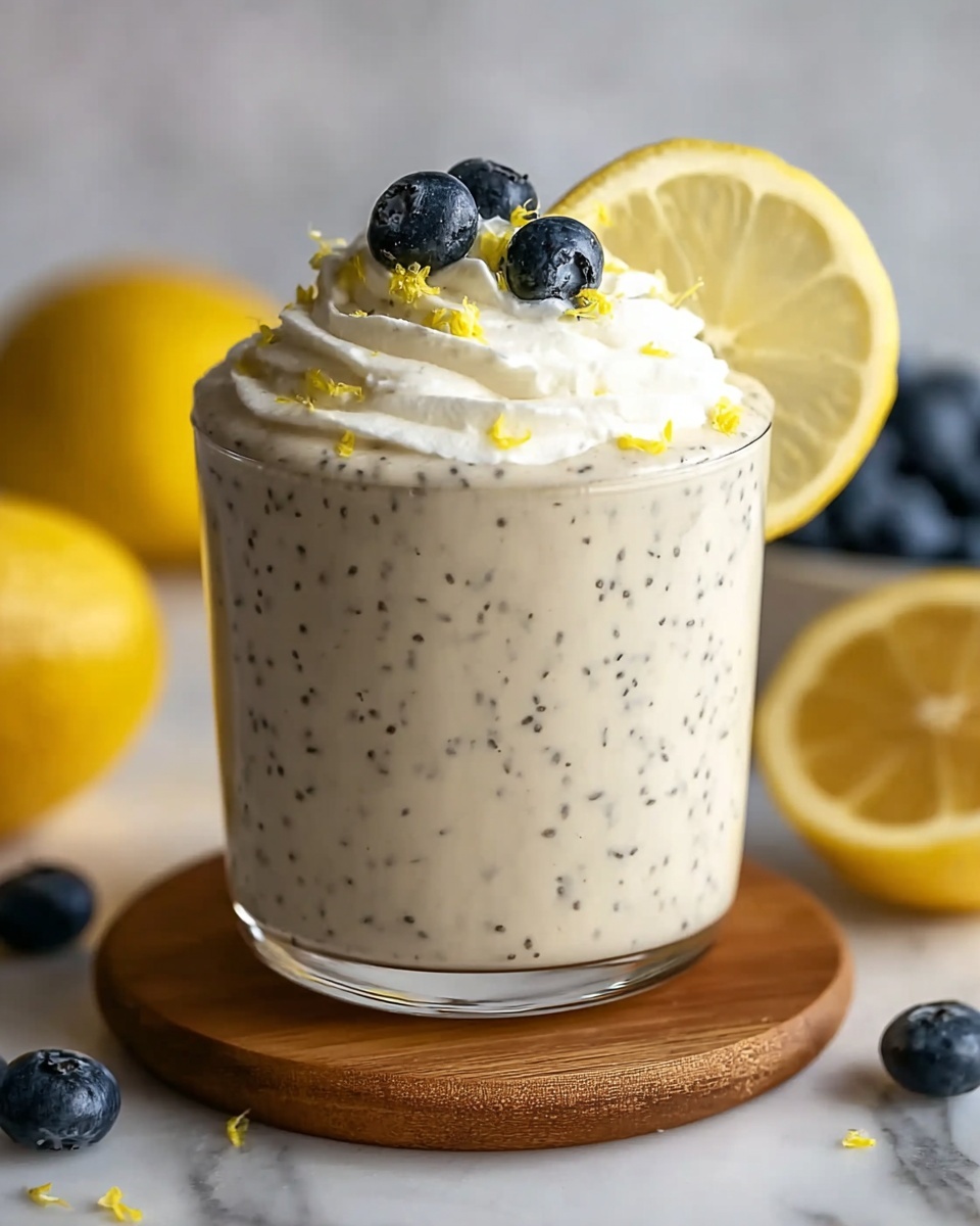 Vegan Lemon Poppy Seed Overnight Oats Recipe - Recipe Image