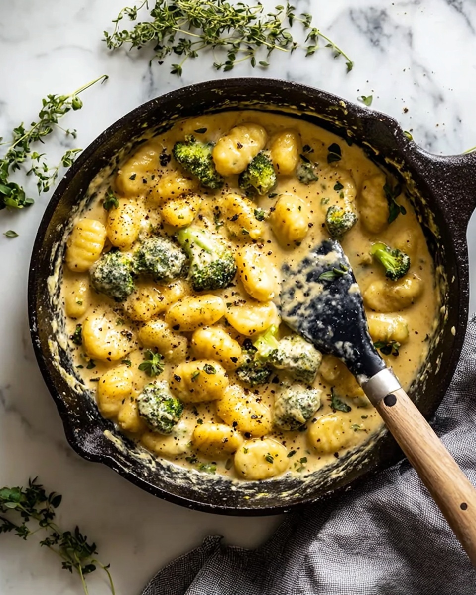 Creamy Lemon Pesto Gnocchi with Broccoli Recipe - Recipe Image