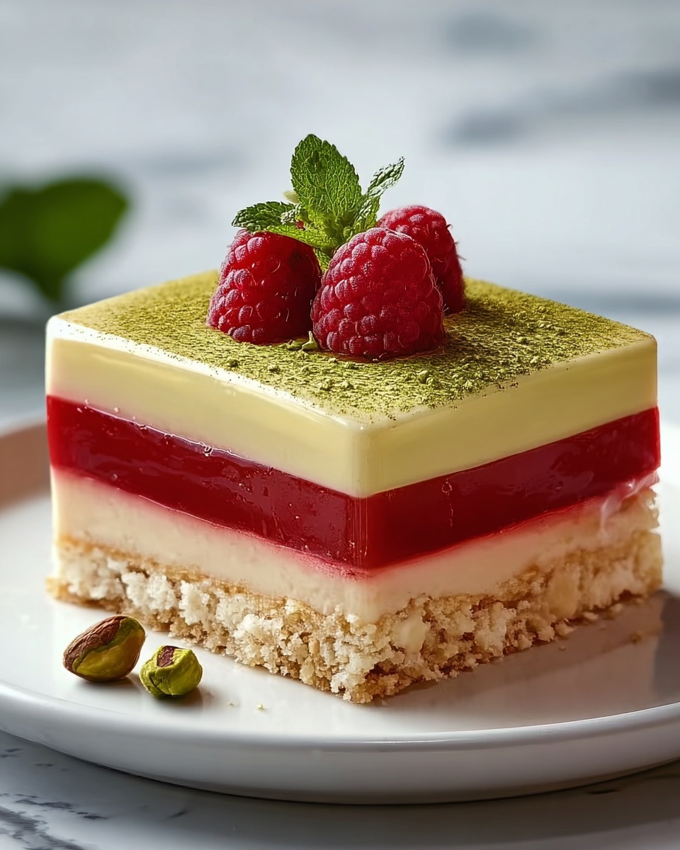 Raspberry Pistachio Entremet Recipe - Recipe Image