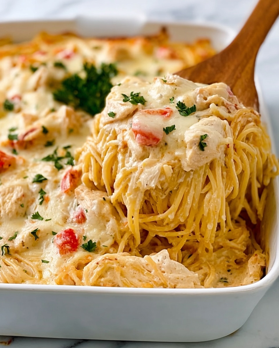 The Best Chicken Spaghetti Recipe - Recipe Image