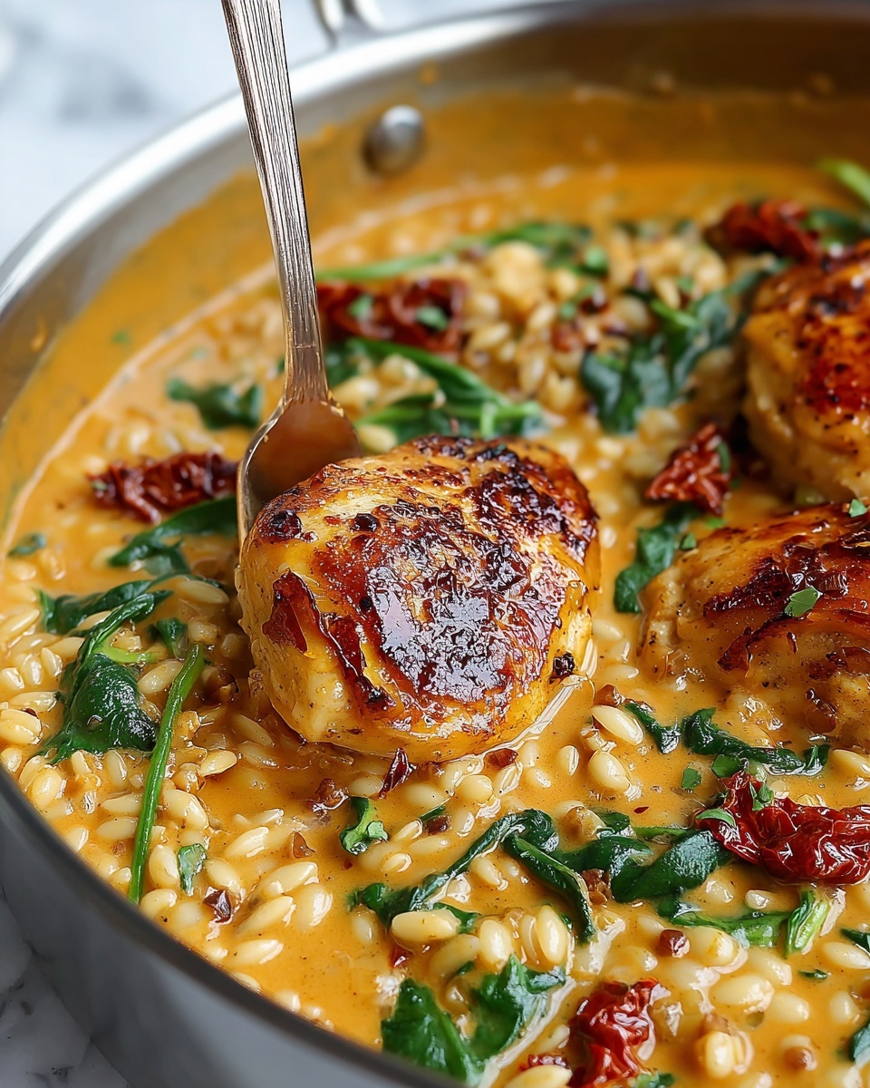 Marry Me Chicken Orzo {One Pot} Recipe - Recipe Image