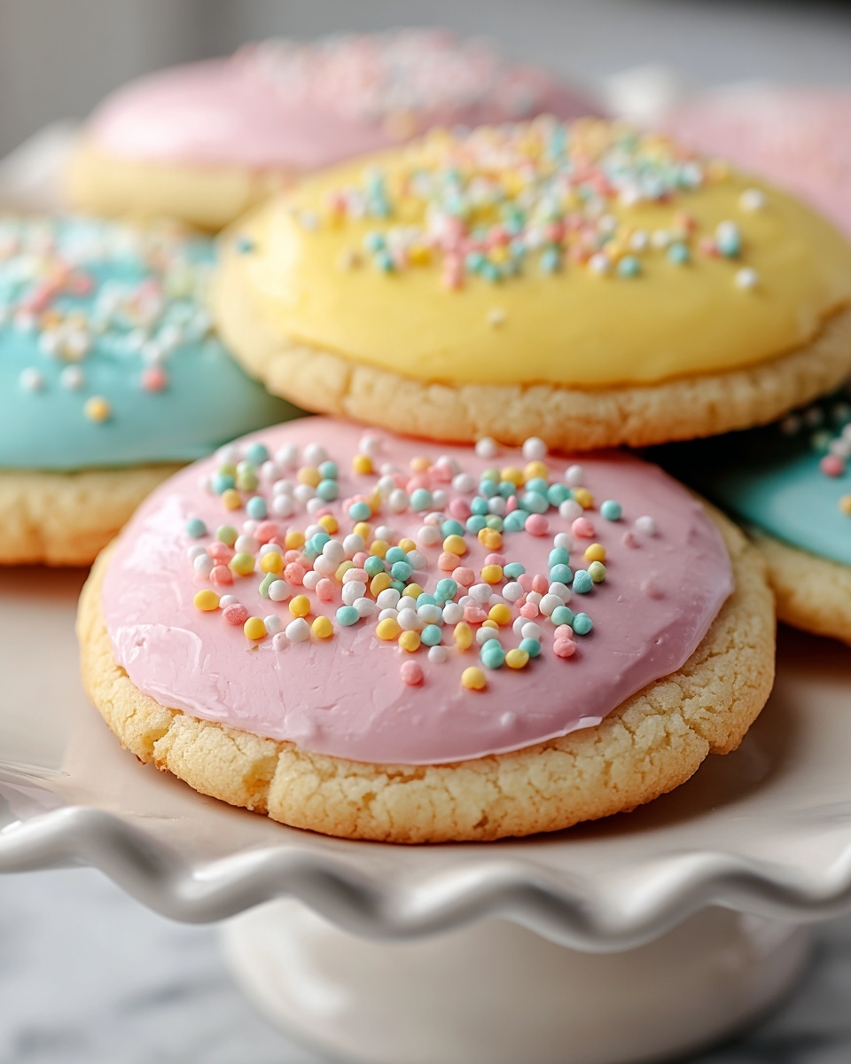 Easter Egg Sugar Cookies Recipe - Recipe Image