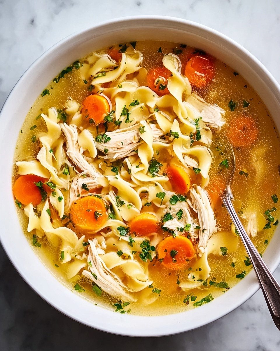 Classic Chicken Noodle Soup Recipe - Recipe Image