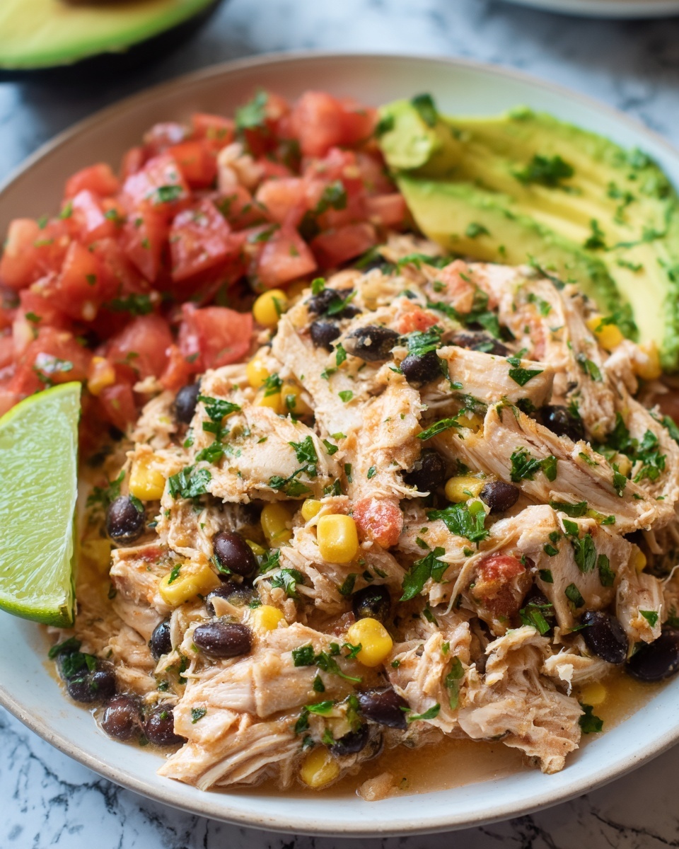 Crockpot Fiesta Chicken Recipe - Recipe Image