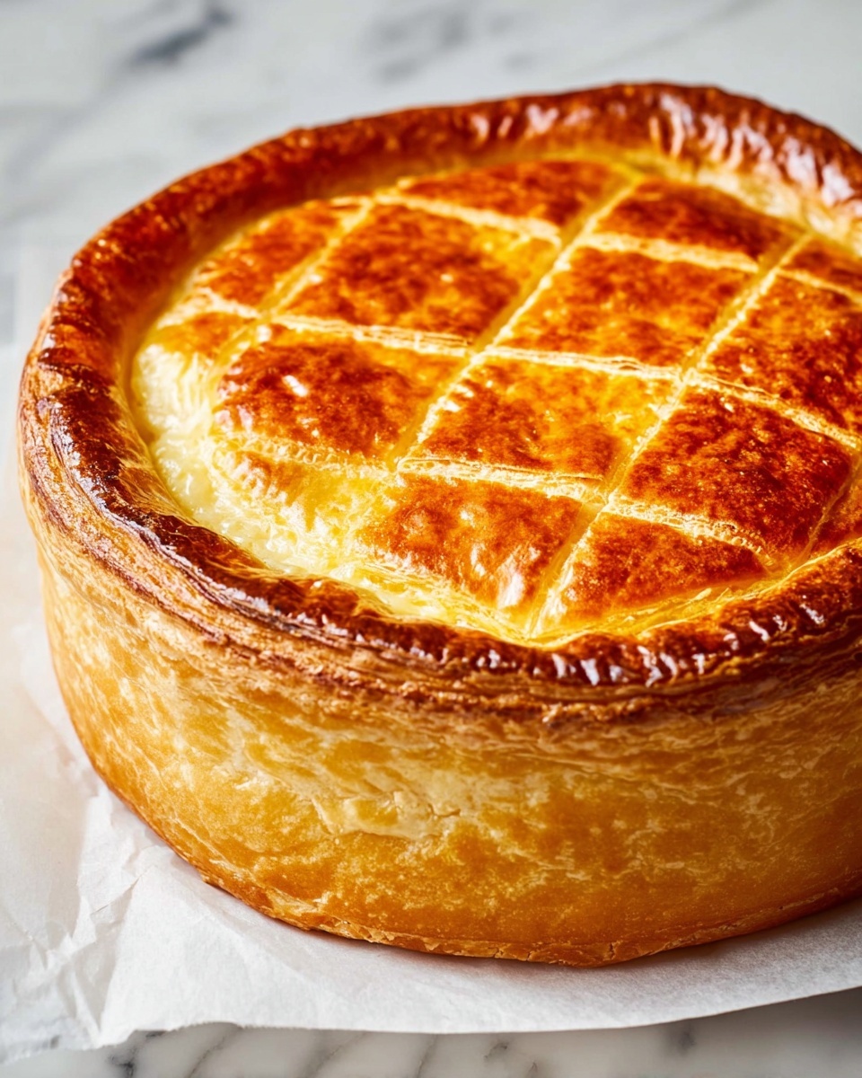 Creamy Ricotta Pie with Lemon Zest Recipe - Recipe Image