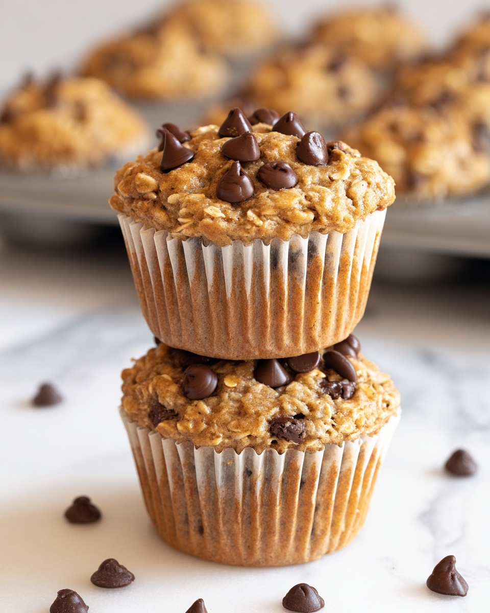 Oatmeal Chocolate Chip Muffins Recipe - Recipe Image