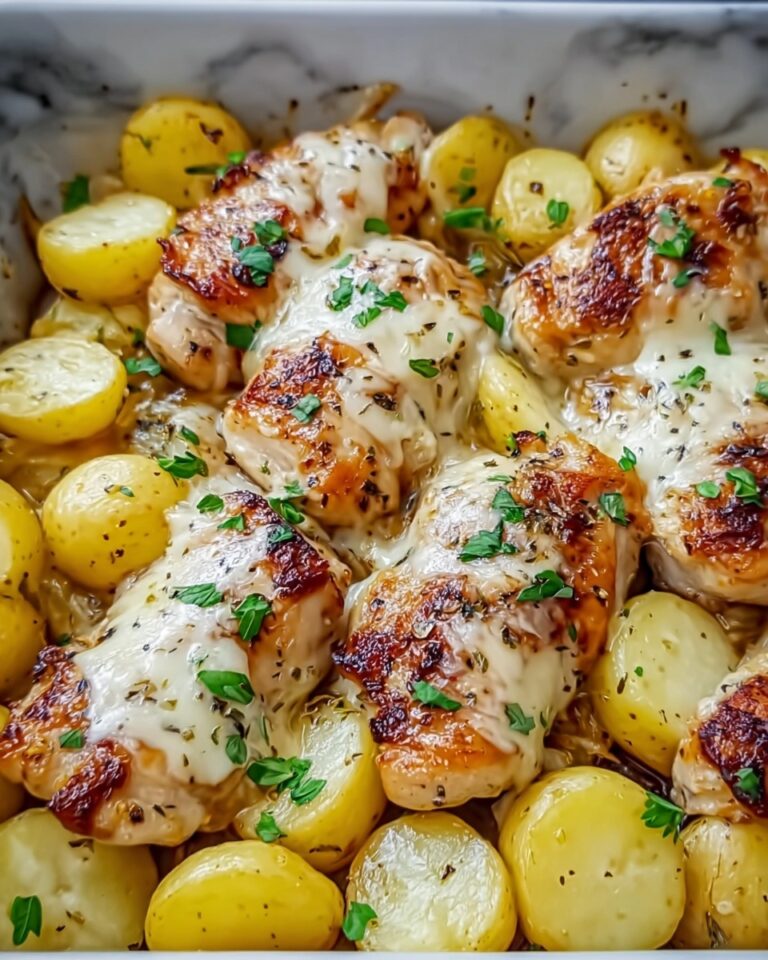 Garlic Parmesan Chicken and Potatoes Recipe