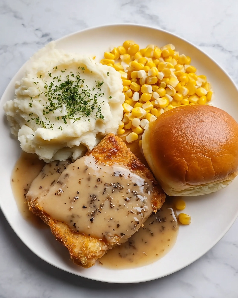 Country Fried Chicken with Creamy Gravy Recipe - Recipe Image