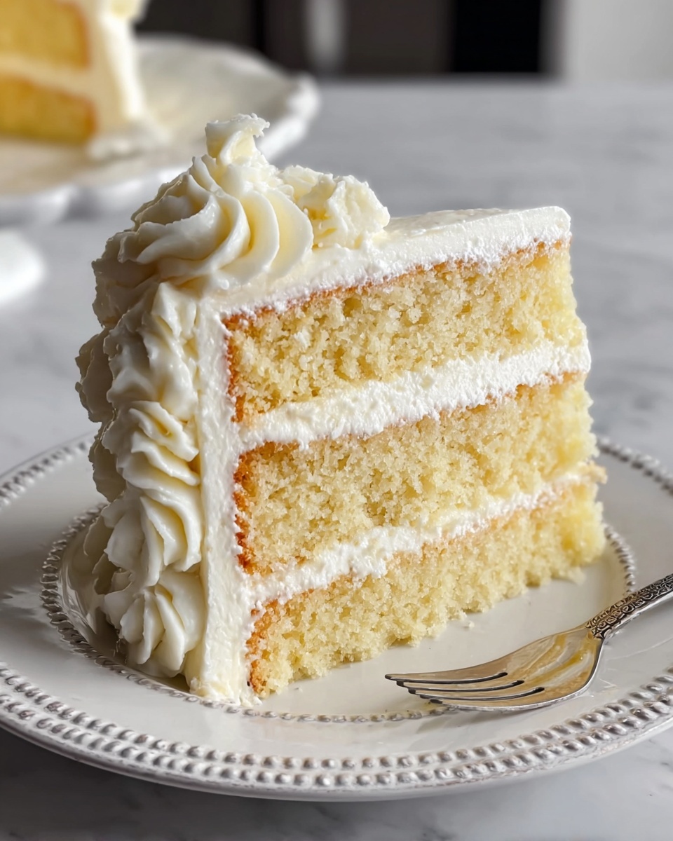 Moist White Velvet Cake Recipe - Recipe Image