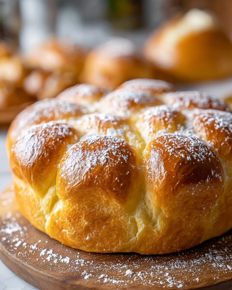 Classic Filipino Ensaymada Bread with Cheddar Cheese and Sugar Topping Recipe
