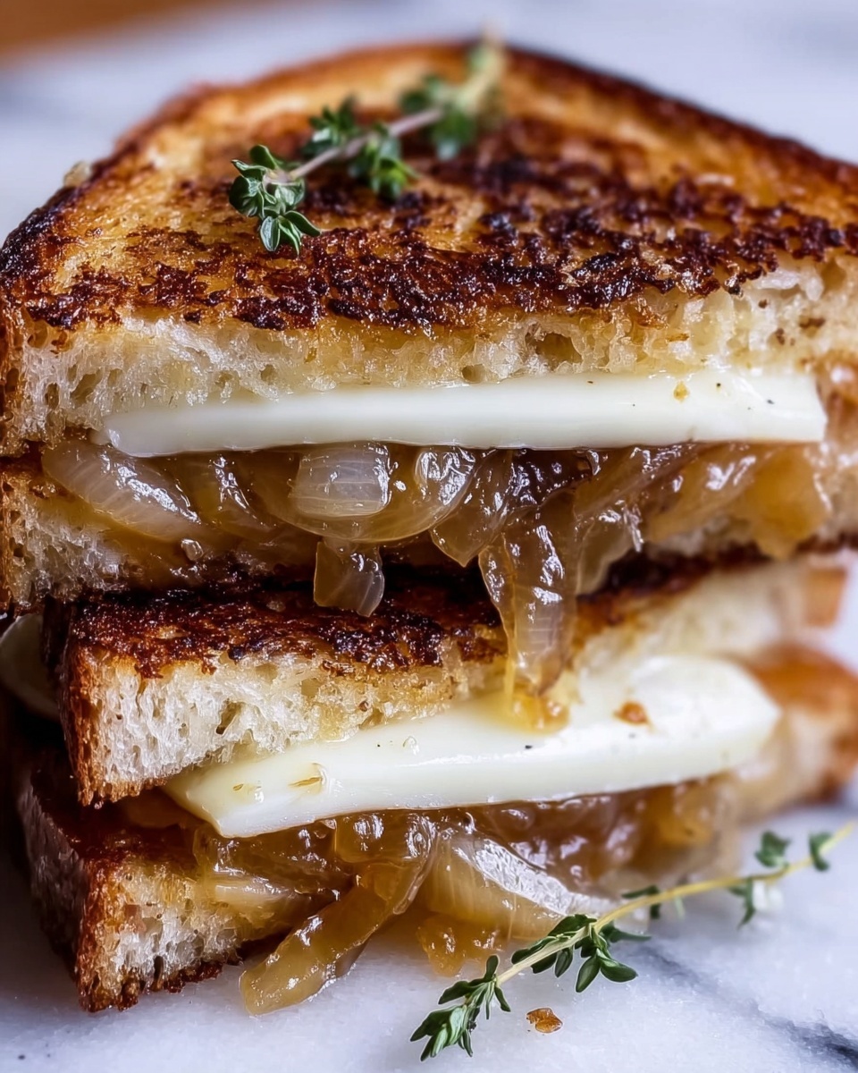 French Onion Grilled Cheese Recipe - Recipe Image