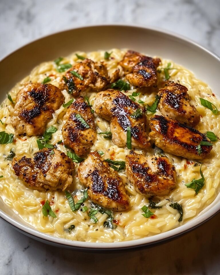 Tender Chicken Orzo with Parmesan Recipe