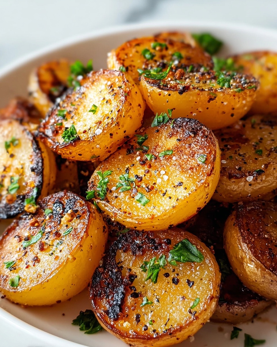 Grilled Garlic Herb Potatoes Recipe - Recipe Image