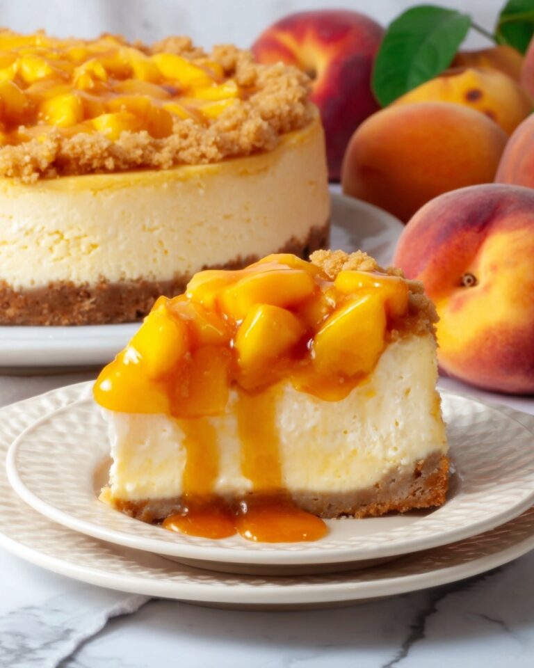 Peach Cobbler Cheesecake Recipe