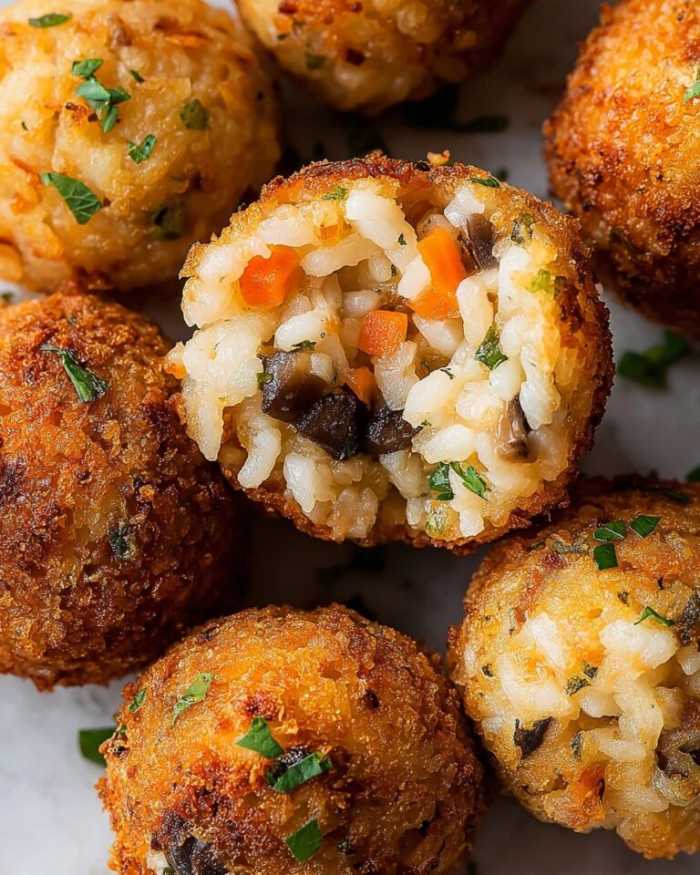 Creamy Risotto Arancini with Gruyère and Marinara Dipping Sauce Recipe