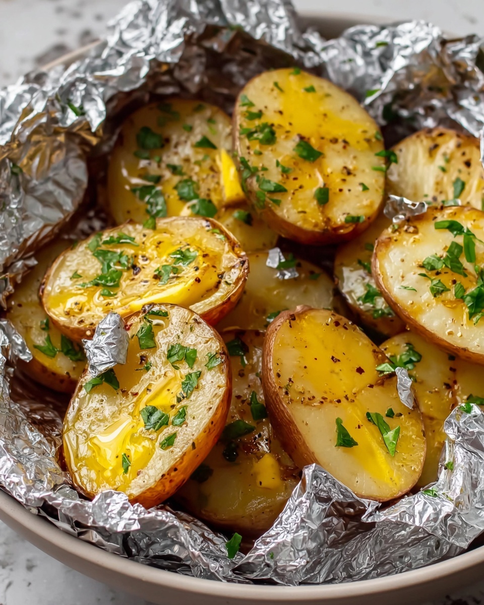 Crock Pot Foil-Wrapped Potatoes Recipe - Recipe Image