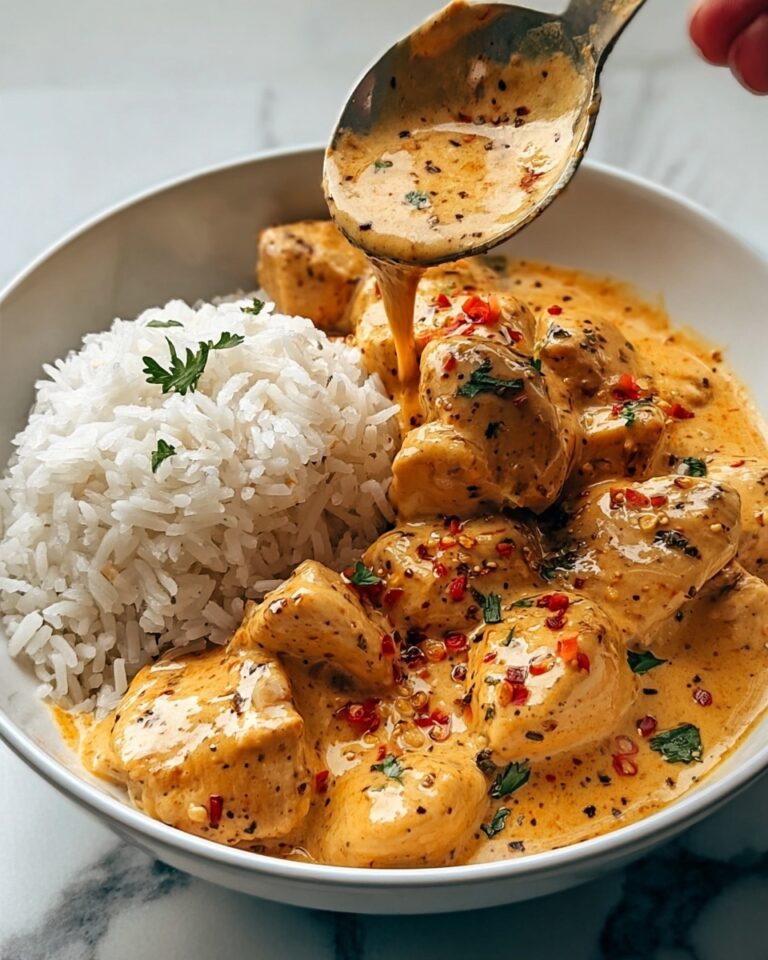Creamy Paprika Chicken with Tender Rice in a Velvety Sauce Recipe