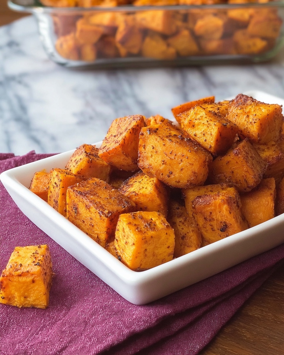Easy Roasted Sweet Potato Bites Recipe - Recipe Image
