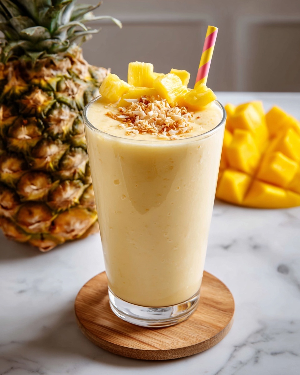 Mango Pineapple Smoothie Bowl Recipe - Recipe Image