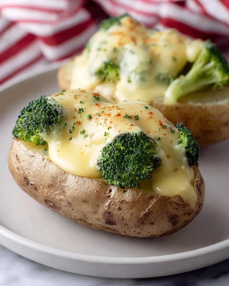 Broccoli Cheese Baked Potatoes Recipe