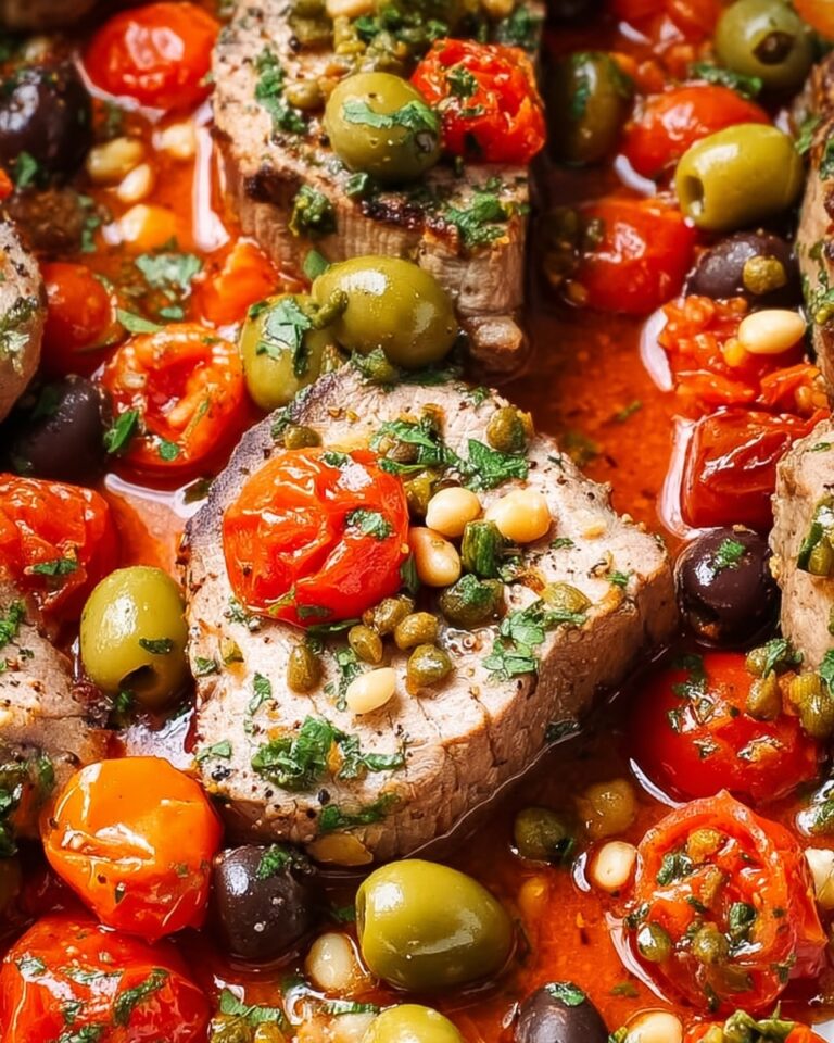 Sicilian-Style Tuna with Olives and Capers Recipe