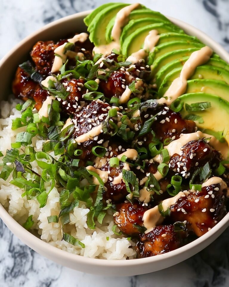 Sticky Chicken Rice Bowls Recipe