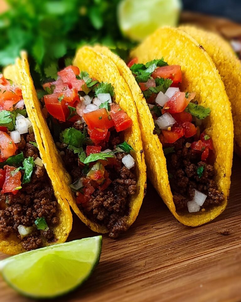 Crispy Ground Beef Tacos Recipe