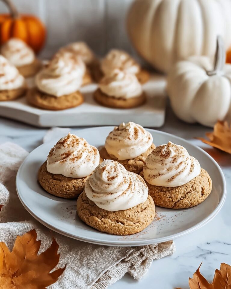 Soft Pumpkin Cookies with Cream Cheese Frosting Recipe