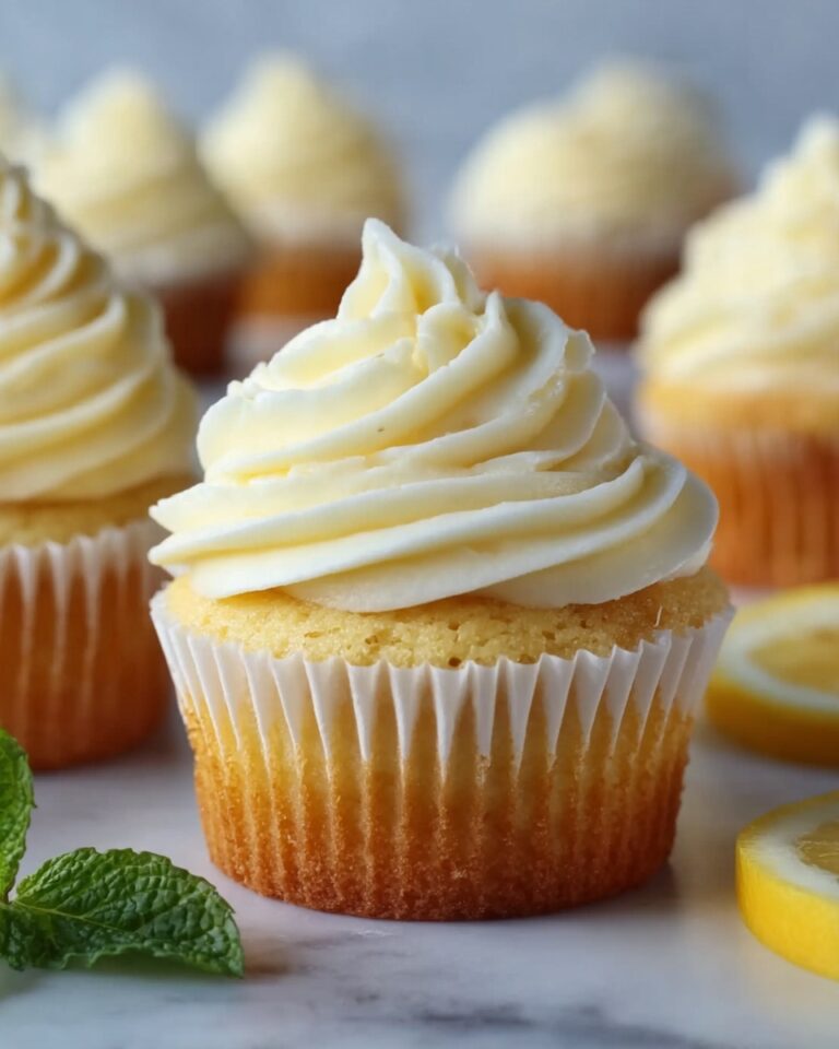 Lemon Cupcakes with Cream Cheese Frosting Recipe