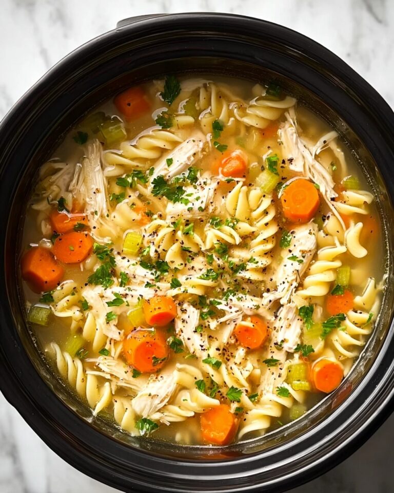 Crockpot Chicken Noodle Soup Recipe
