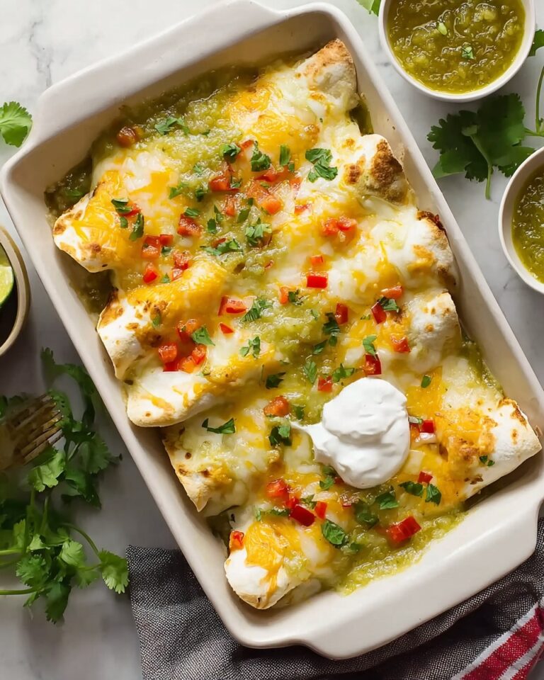 Salsa Verde Chicken Enchiladas Recipe