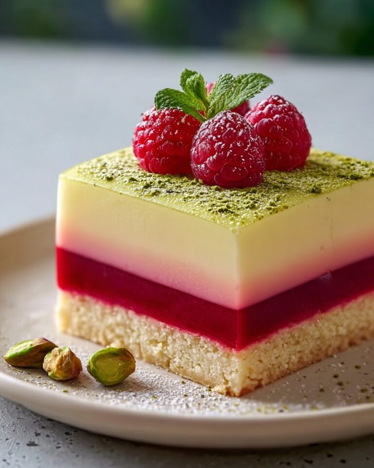 Raspberry Pistachio Entremet Recipe