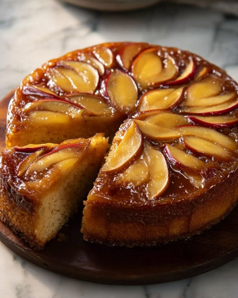 Brown Butter Apple Upside Down Cake Recipe