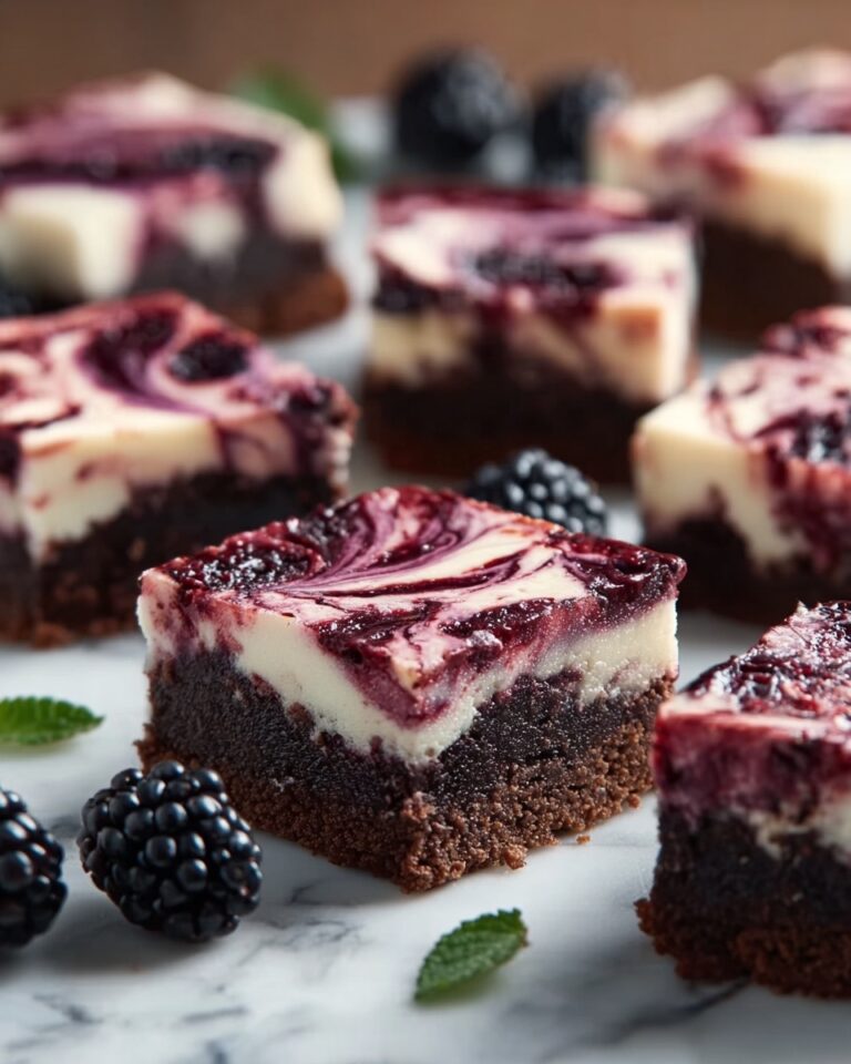 Blackberry Cheesecake Brownies Recipe