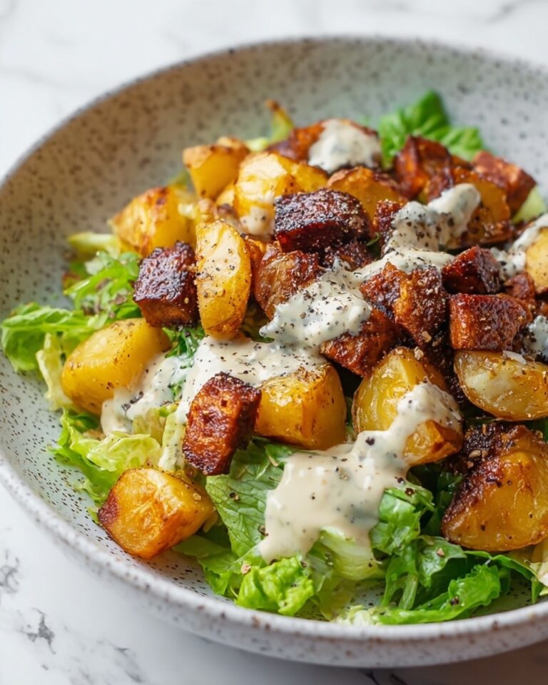 Crispy Potato Caesar Salad Recipe