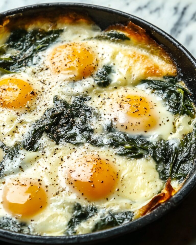 Baked Eggs Florentine Recipe
