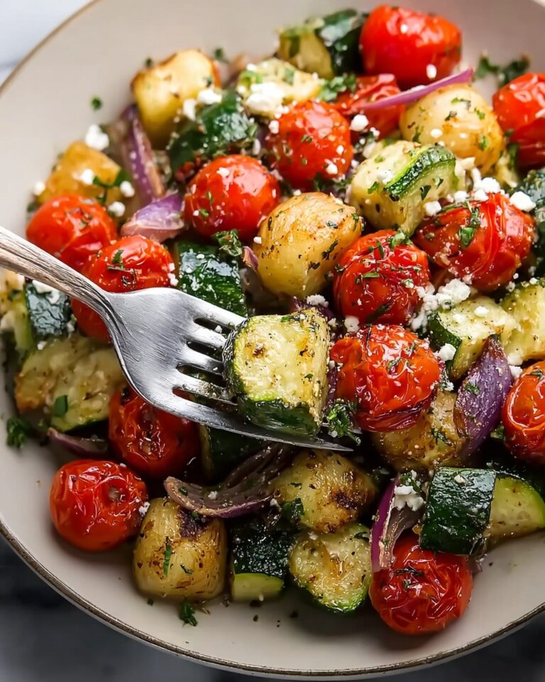 Air Fryer Greek Chicken and Veggies Recipe