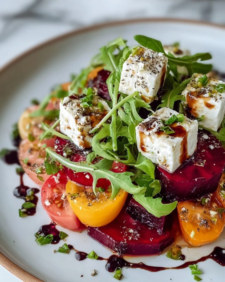 Beet Salad with Goat Cheese and Balsamic Recipe