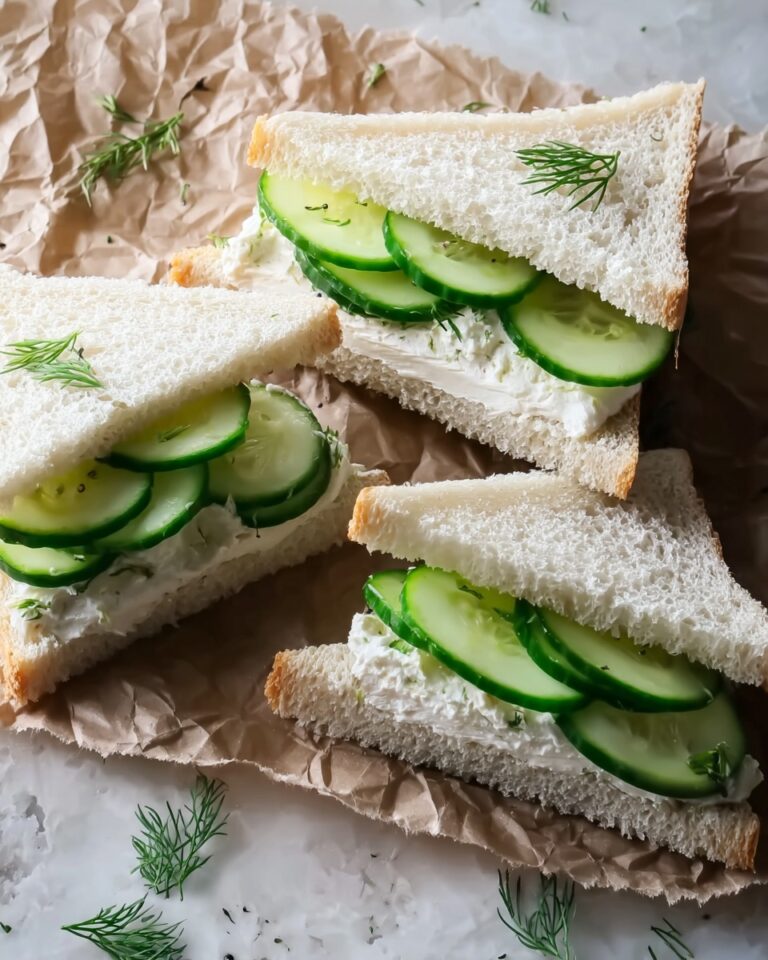 Cucumber Tea Sandwiches Recipe