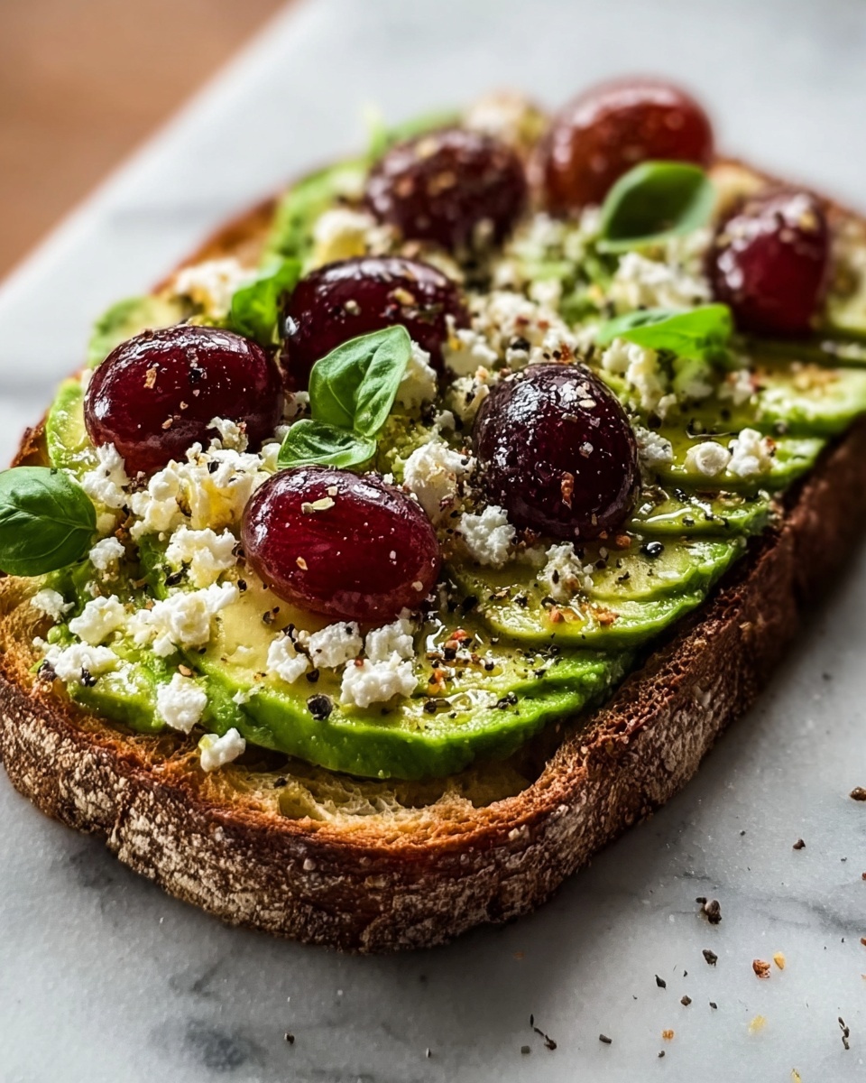 Avocado Feta Toast Delight Recipe - Recipe Image