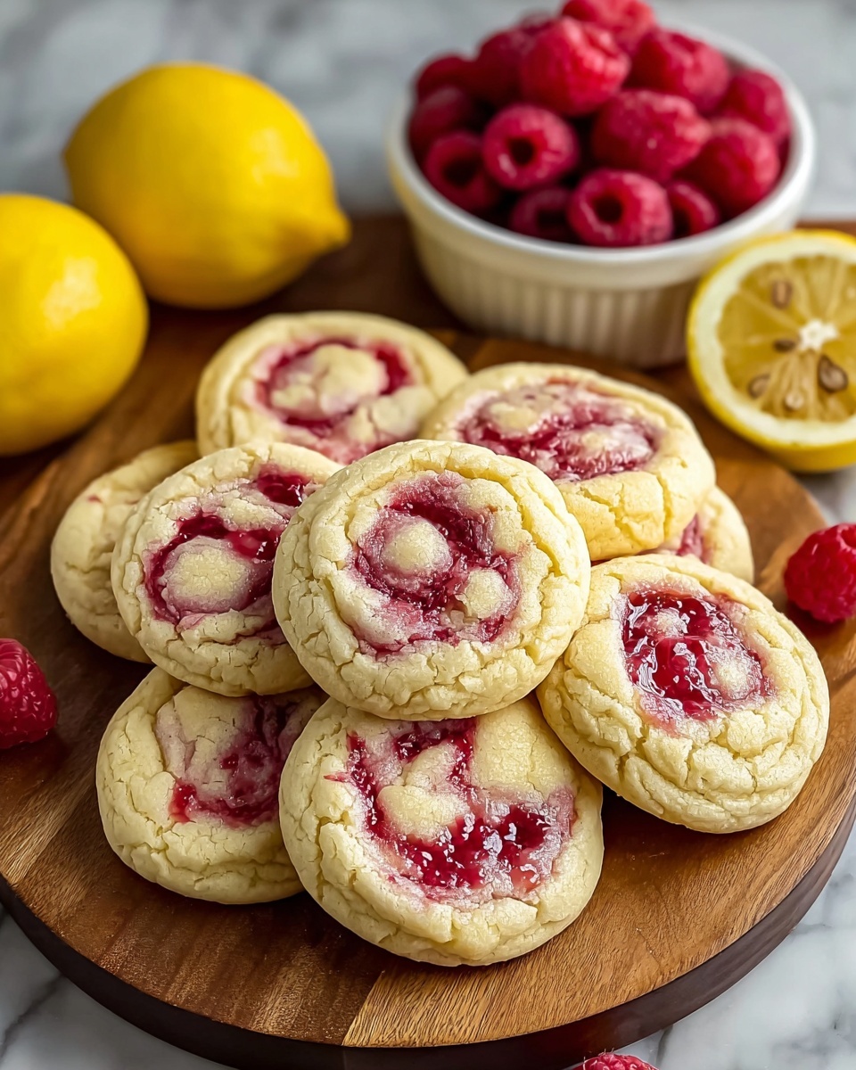 Lemon Raspberry Cookies Recipe - Recipe Image