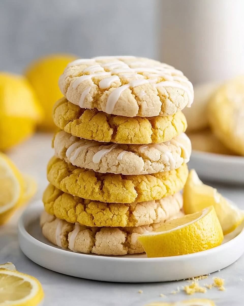 Gluten-Free Almond Flour Lemon Cookies Recipe - Recipe Image