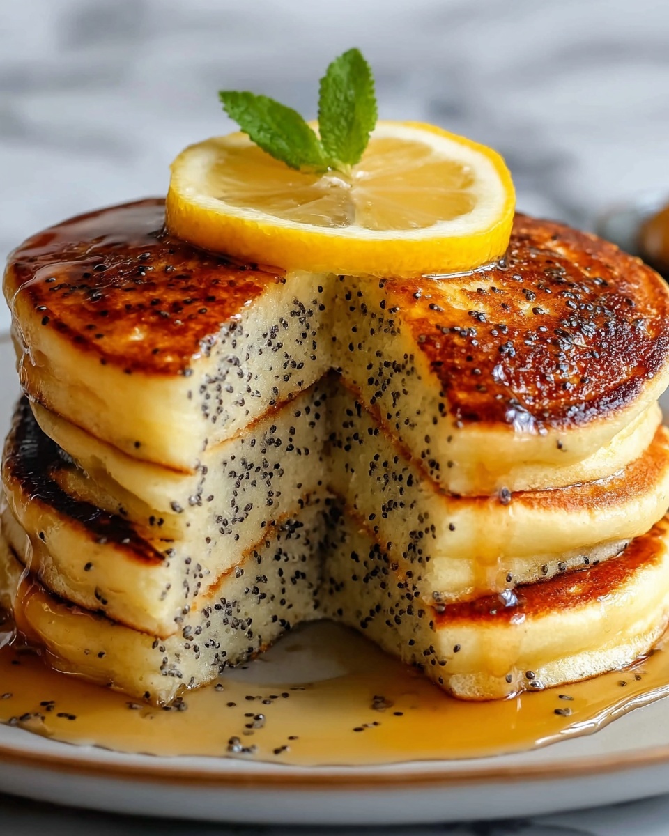 Lemon Poppy Seed Pancakes Recipe - Recipe Image
