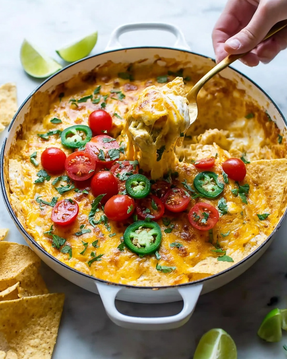 Super Easy Chicken Nacho Casserole Recipe - Recipe Image